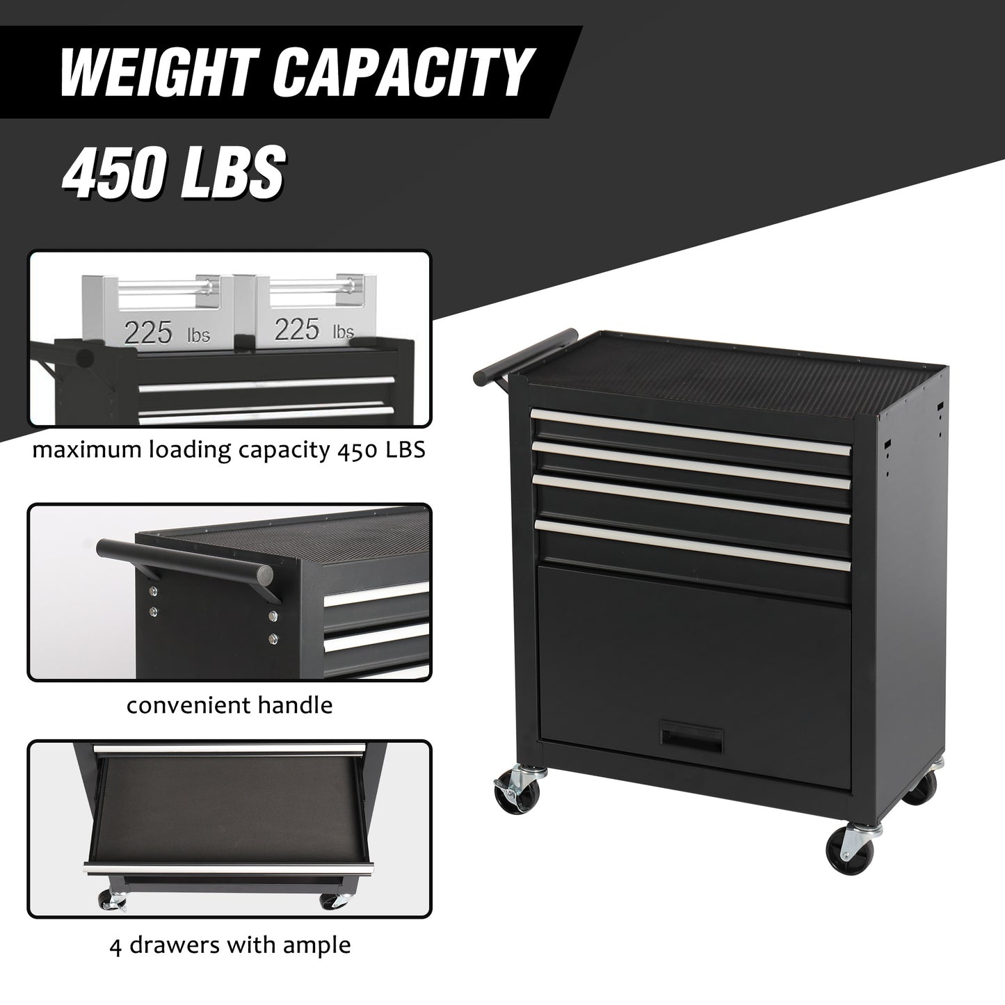 4 DRAWERS TOOL CABINET