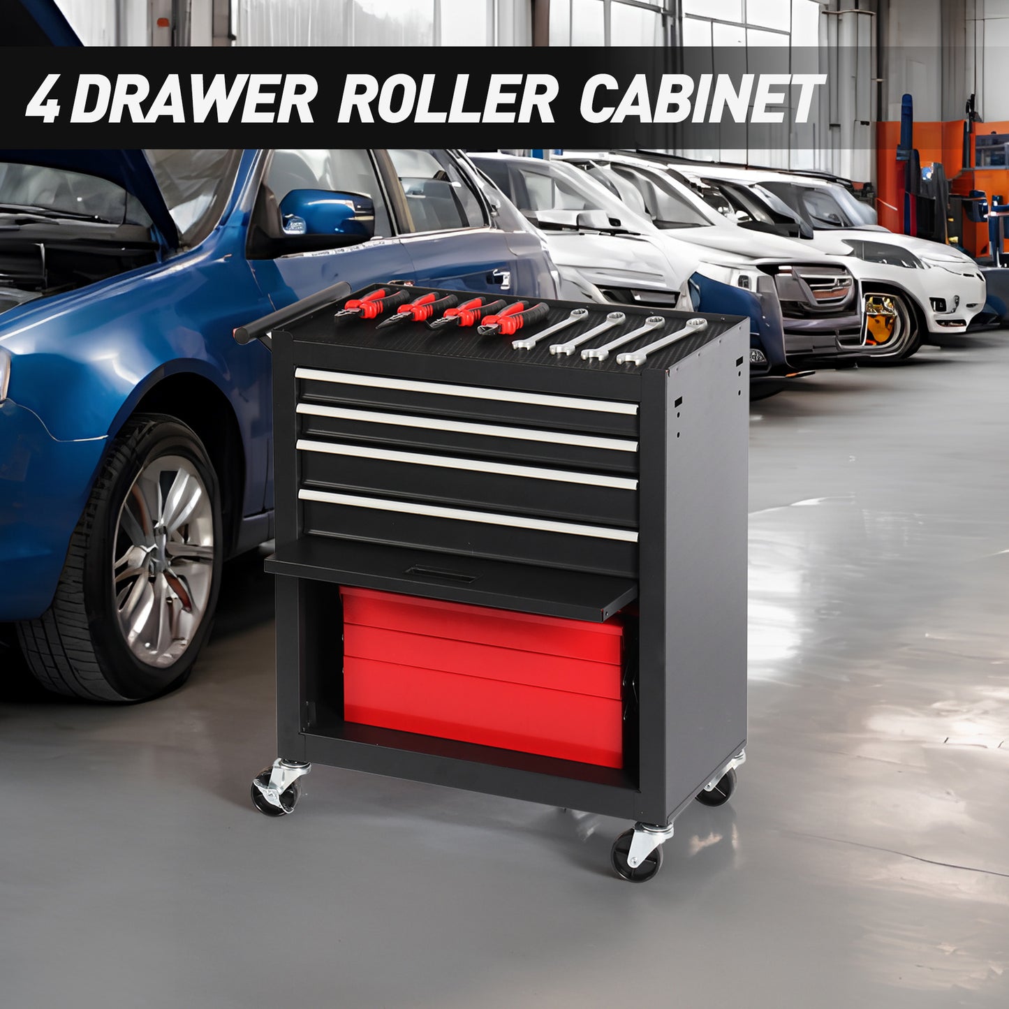 4 DRAWERS TOOL CABINET