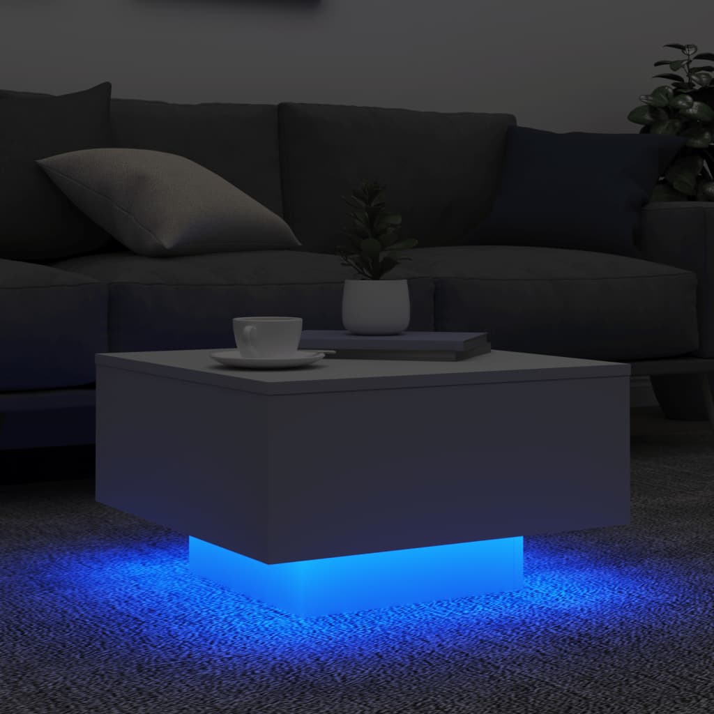 coffee table with LED lights 55x   coffee table with