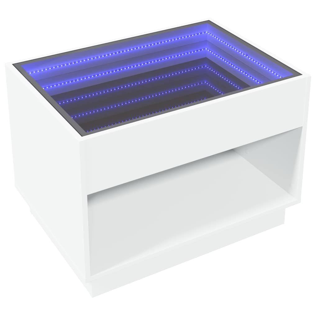Coffee Table with Infinity LED 70x