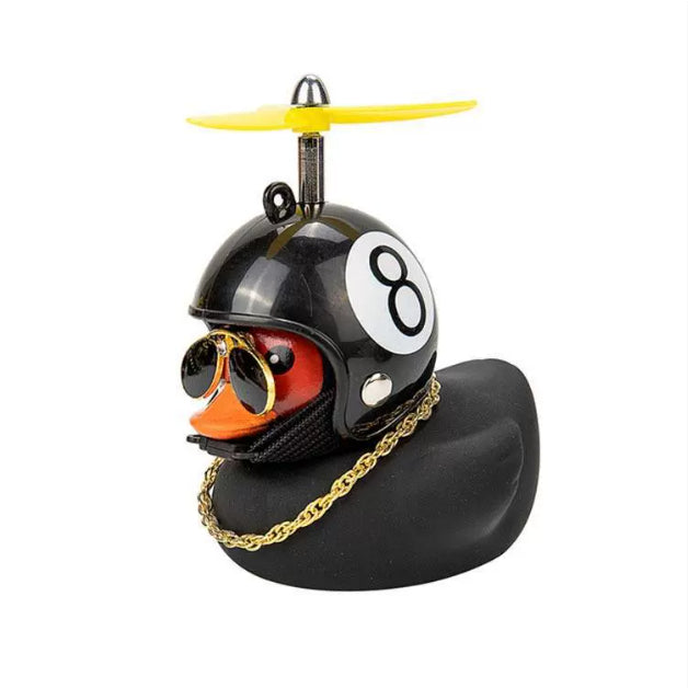 Little Yellow Duck Electric Vehicle Self-Propelled Motorcycle Ornaments