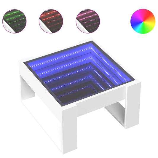 Coffee Table with Infinity LED 50x